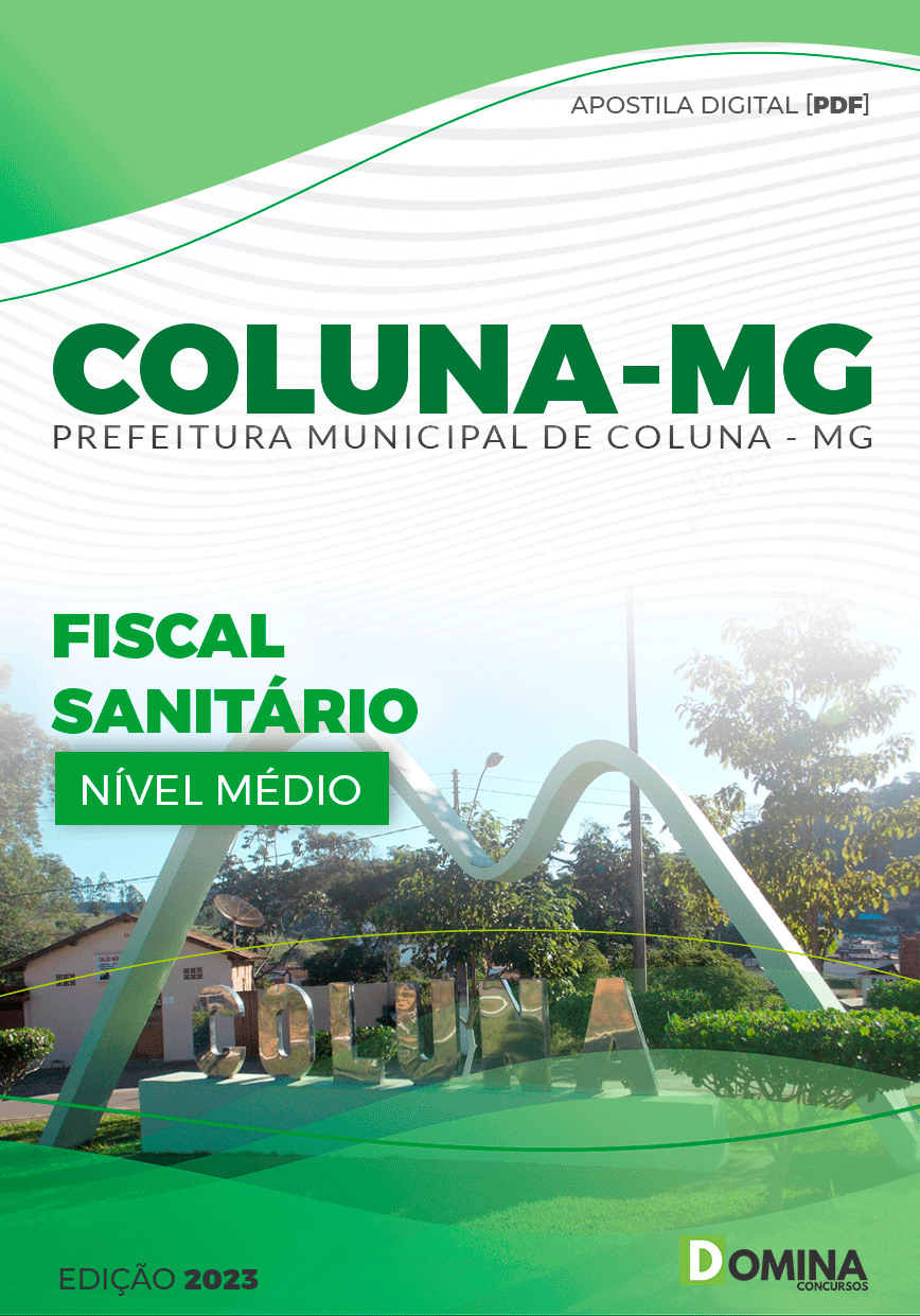 Apostila Concurso Pref Coluna MG 2023 Fiscal Sanitário