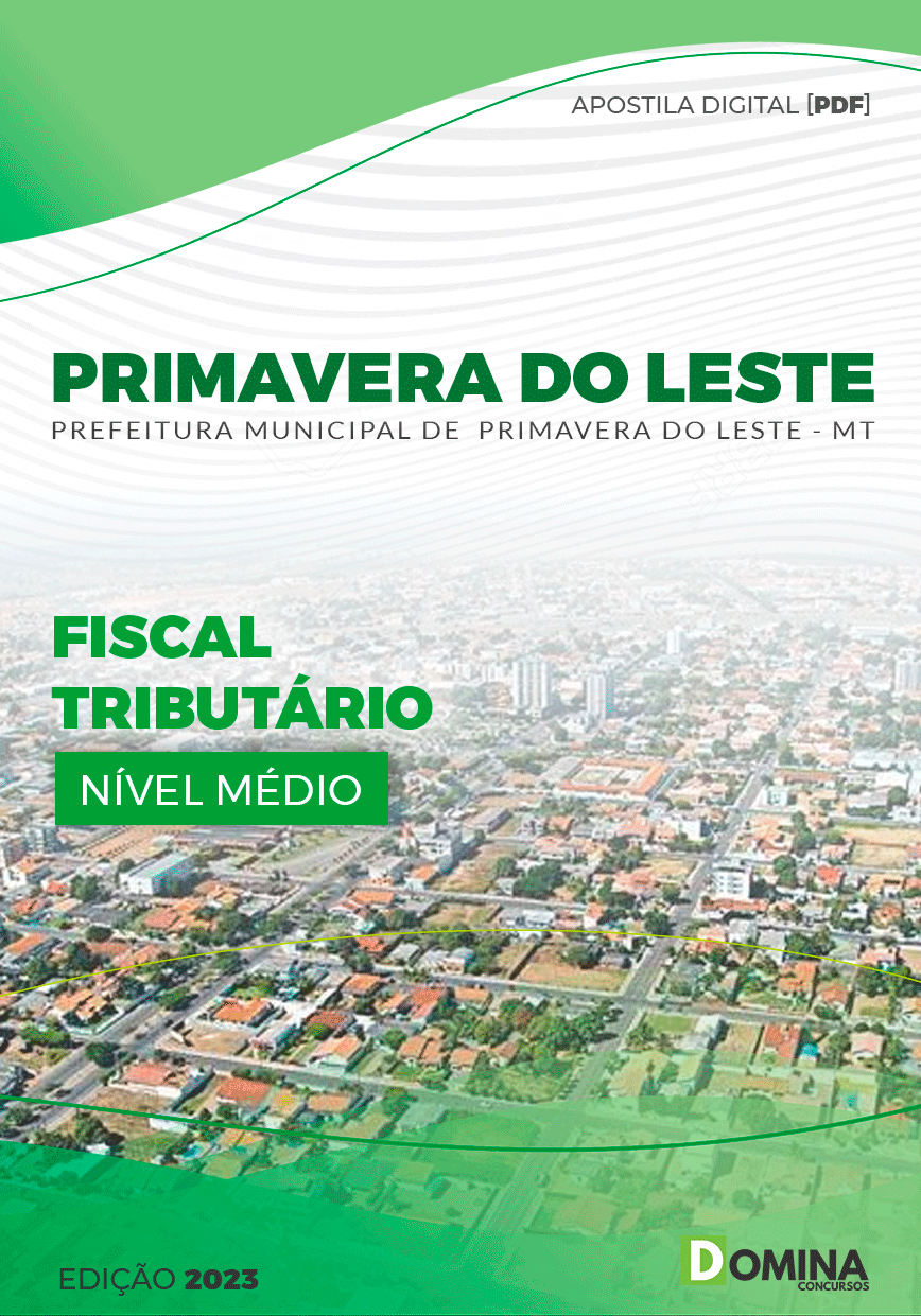 Apostila Pref Primavera Leste MT 2023 Fiscal Tributário