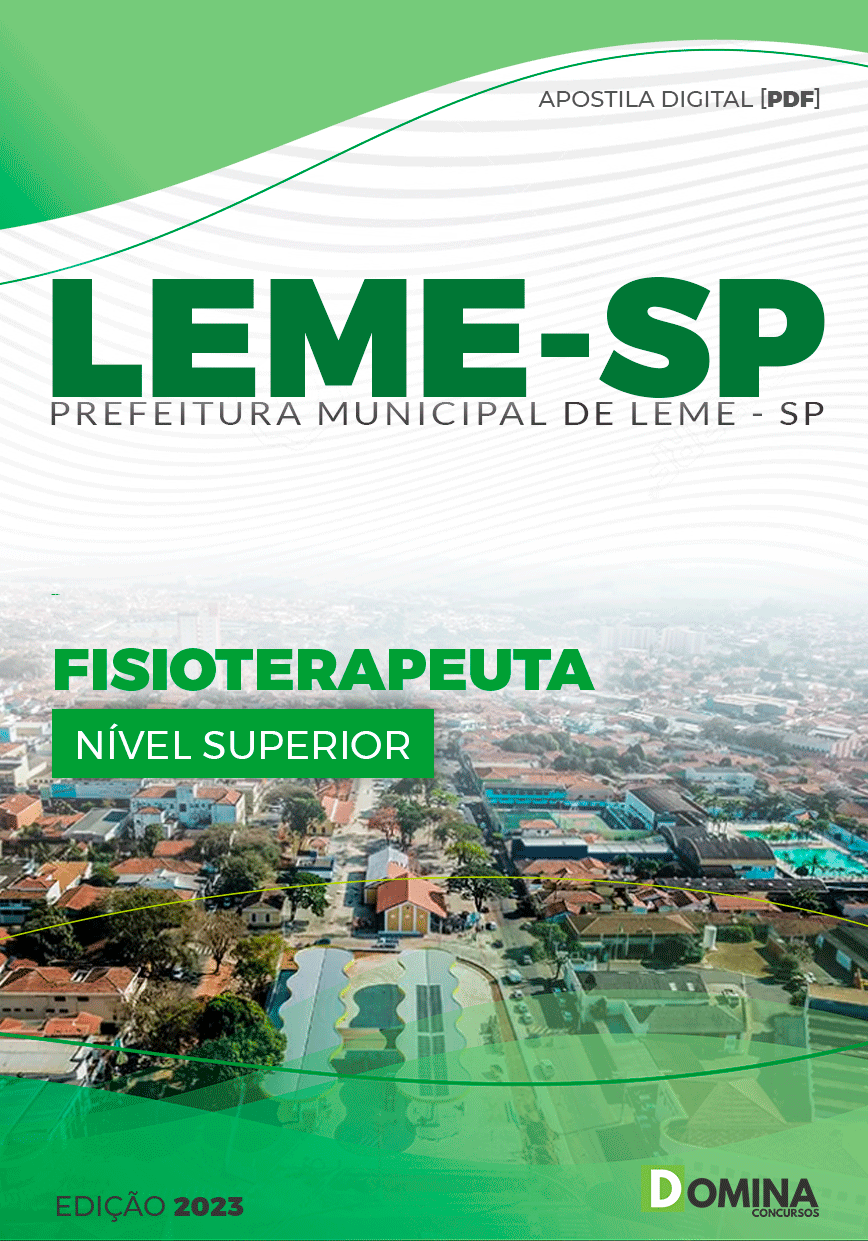 Apostila Pref Leme SP 2023 Fisioterapeuta