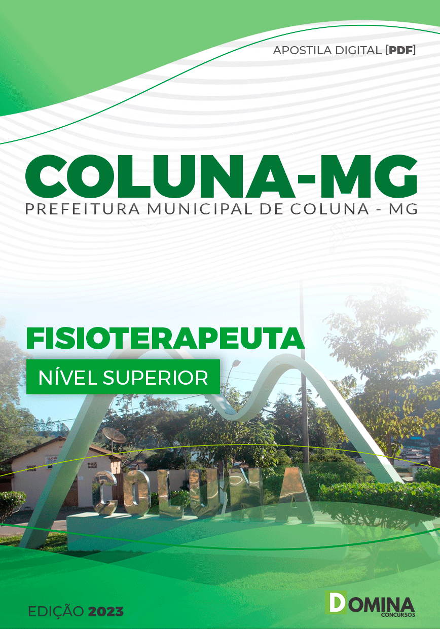 Apostila Concurso Pref Coluna MG 2023 Fisioterapeuta