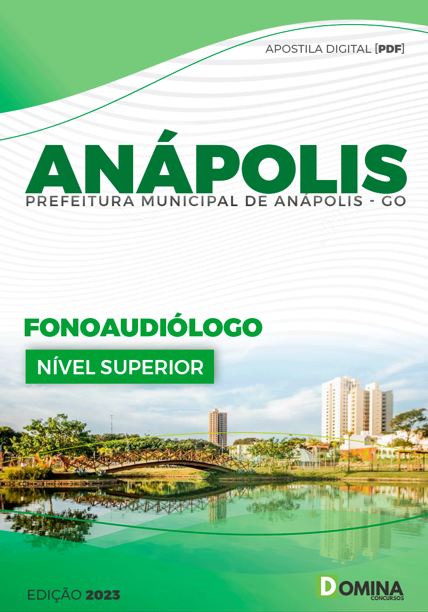 Apostila Concurso Pref Anápolis GO 2023 Fonoaudiólogo