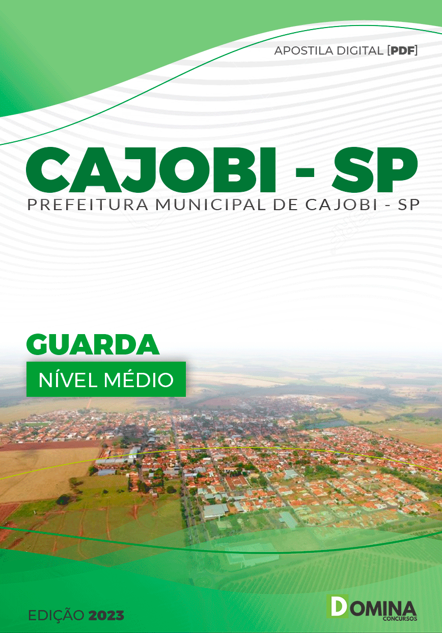 Apostila Concurso Pref Cajobi SP 2023 Guarda