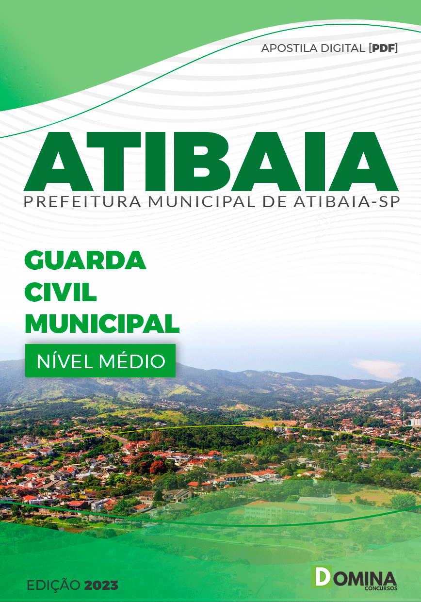 Apostila Pref Atibaia SP 2023 Guarda Civil Municipal
