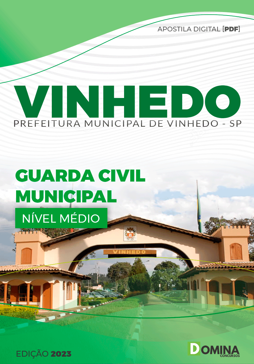 Apostila Pref Vinhedo SP 2023 Guarda Civil Municipal
