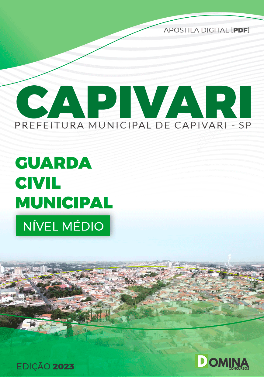 Apostila Pref Capivari SP 2023 Guarda Civil Municipal