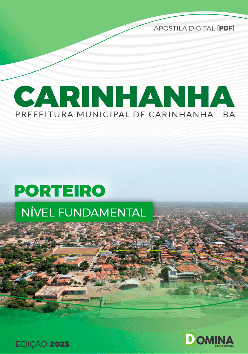Apostila Pref Carinhanha BA 2023 Porteiro