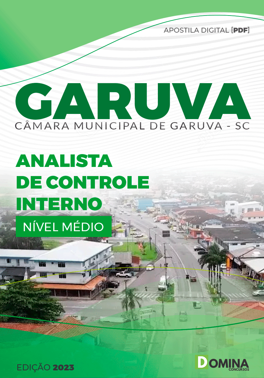 Apostila Câmara Garuva SC 2023 Analista de Controle Interno