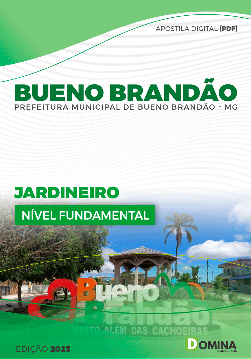 Apostila Pref Bueno Brandão MG 2024 Jardineiro