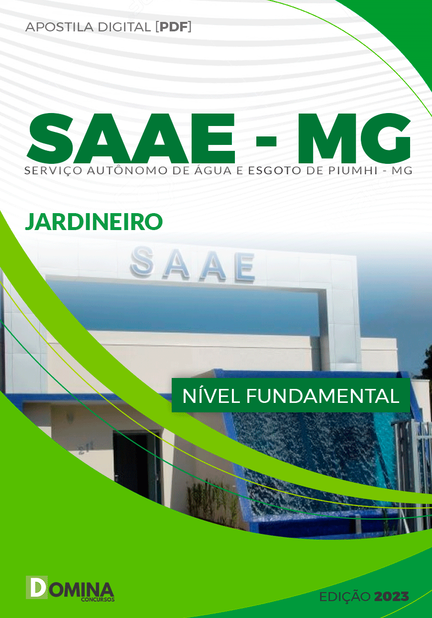 Apostila SAAE Piumhi MG 2023 Jardineiro