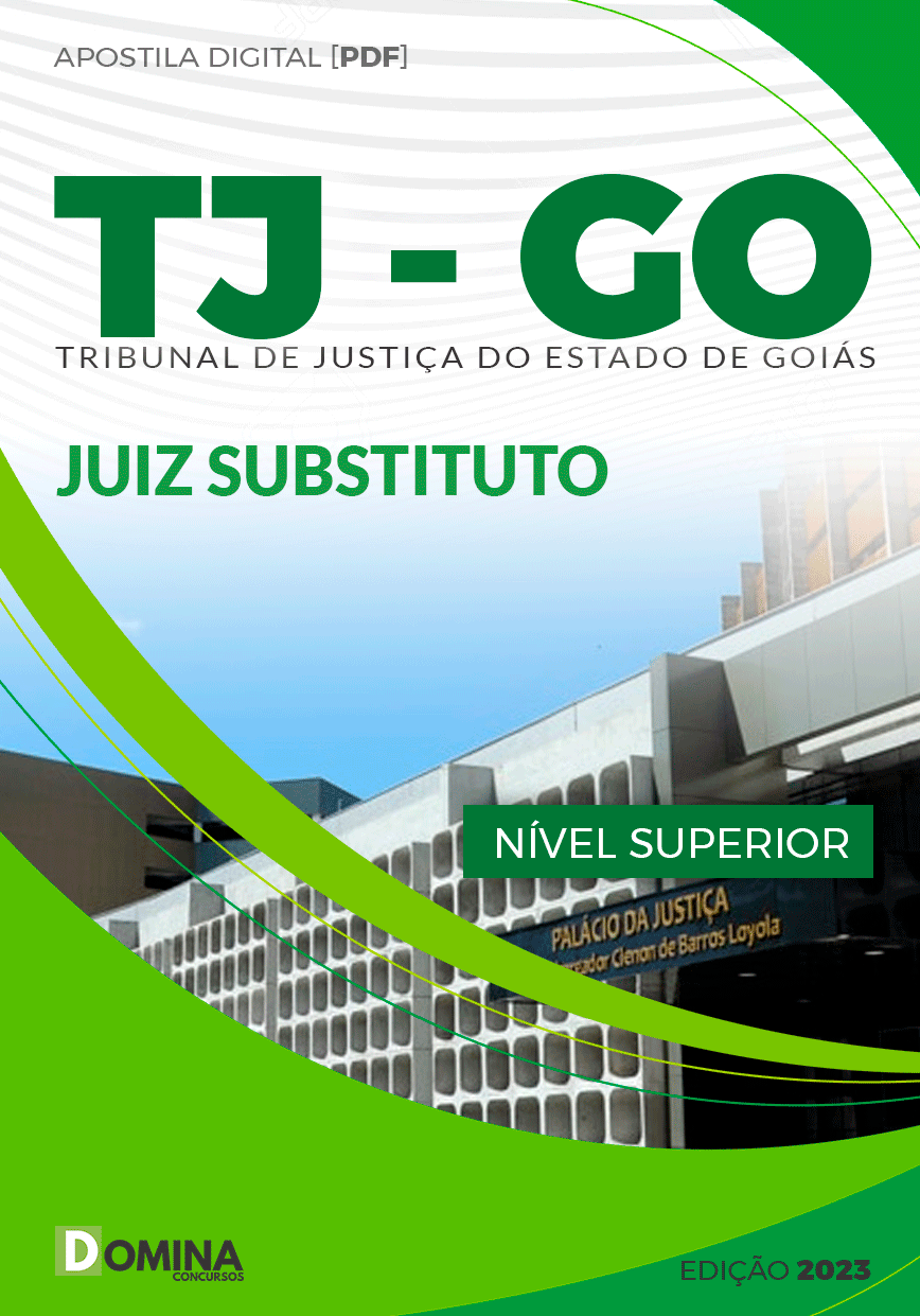 Apostila Concurso TJ GO 2023 Juiz Substituto