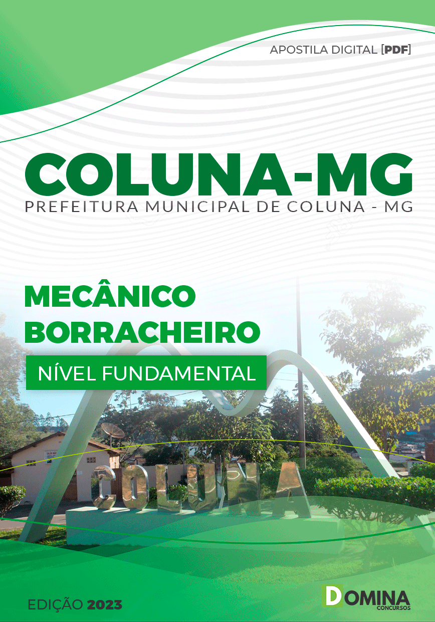 Apostila Concurso Pref Coluna MG 2023 Mecânico Borracheiro