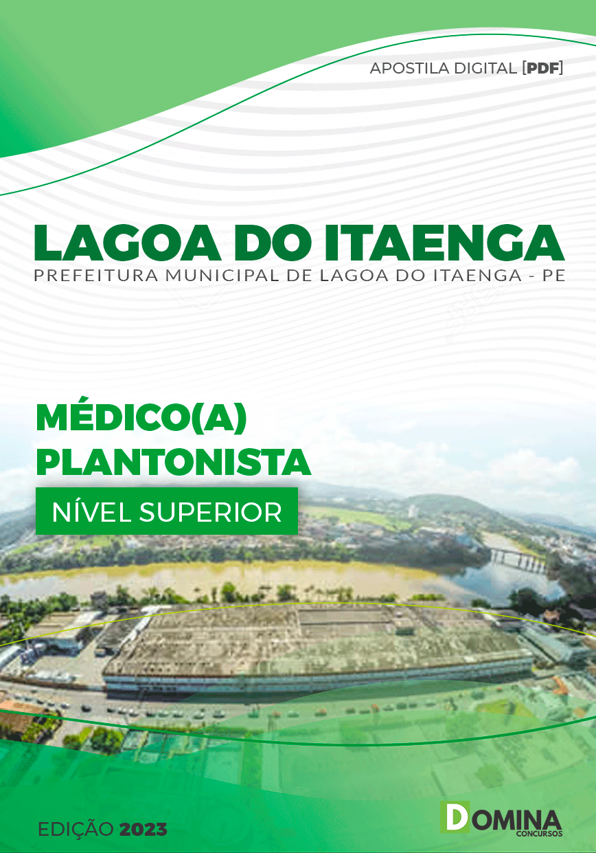 Apostila Pref Lagoa de Itaenga PE 2023 Médico Plantonista