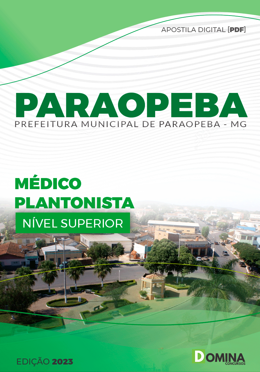 Apostila Pref Paraopeba MG 2023 Médico Plantonista