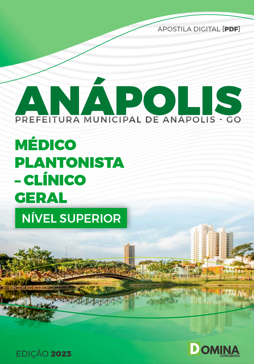 Apostila Pref Anápolis GO 2023 Médico Plantonista Cirurgião Geral