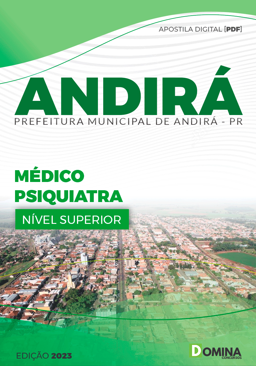 Apostila Pref Andirá PR 2023 Médico Psiquiatra