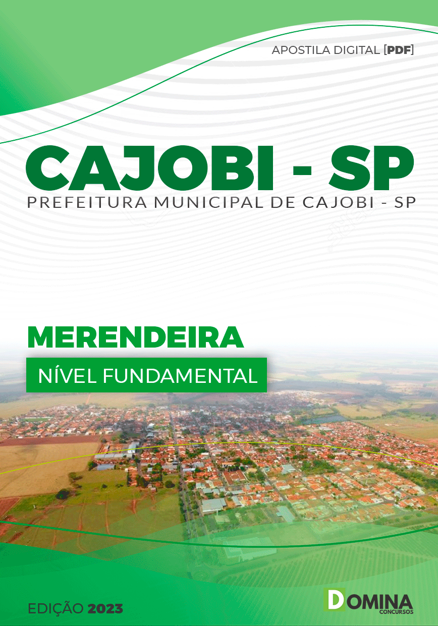 Apostila Concurso Pref Cajobi SP 2023 Merendeira