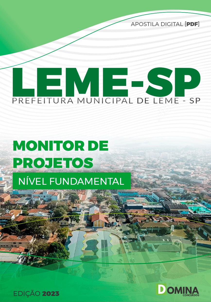 Apostila Pref Leme SP 2023 Agente de Serviços Públicos