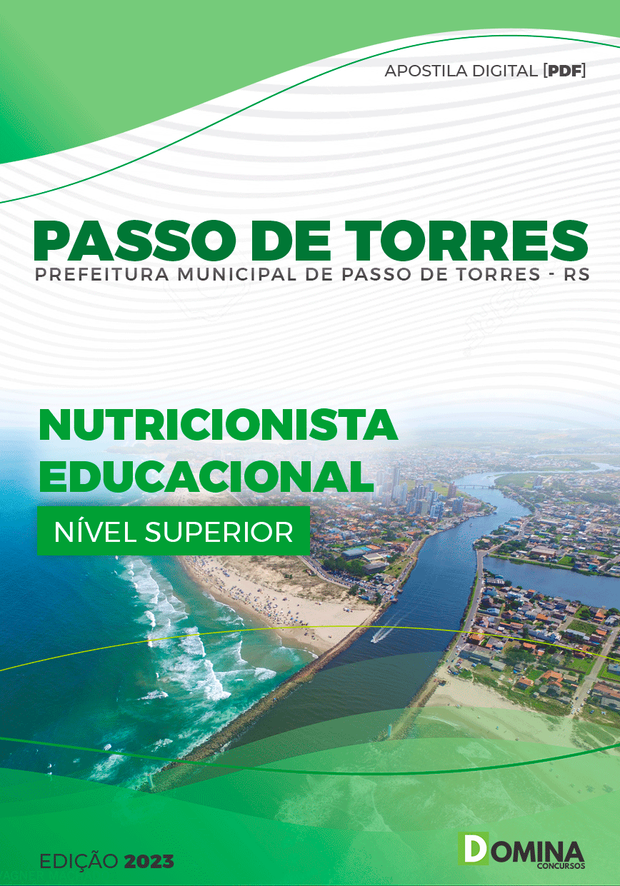 Apostila Pref Passo de Torres SC 2023 Nutricionista Educacional