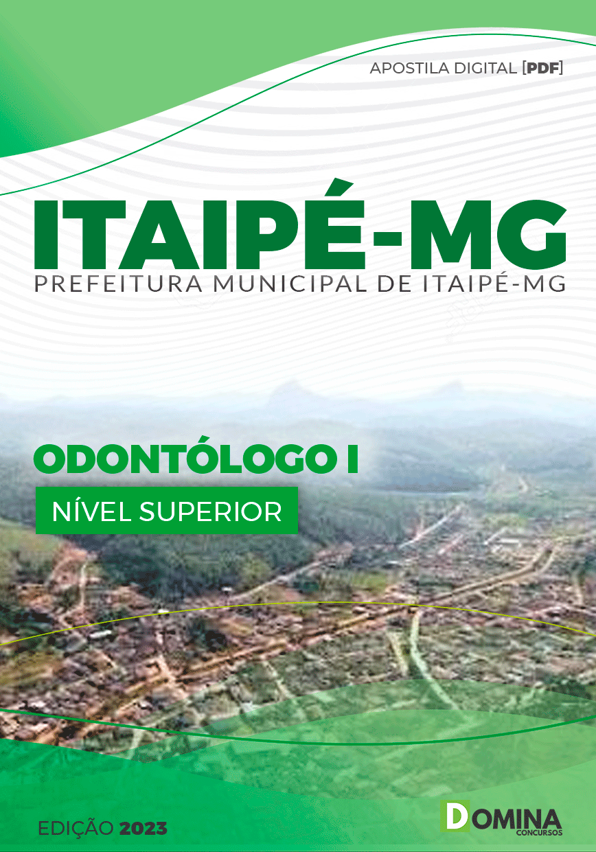 Apostila Concurso Pref Itaipé MG 2023 Odontólogo I