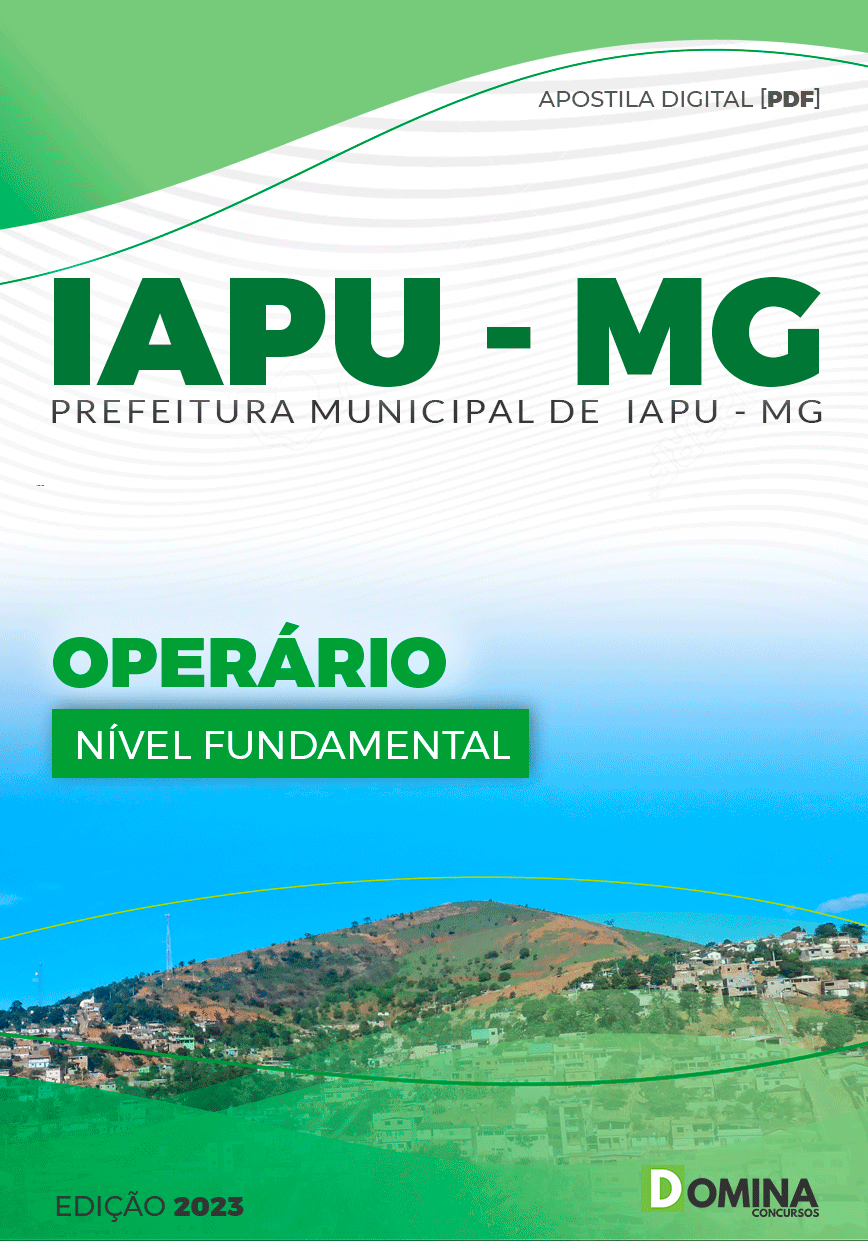 Apostila Concurso Pref Iapu MG 2023 Operário
