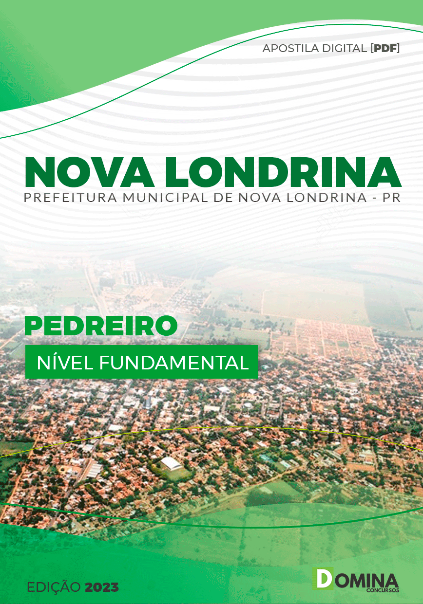 Apostila Pref Nova Londrina PR 2023 Pedreiro