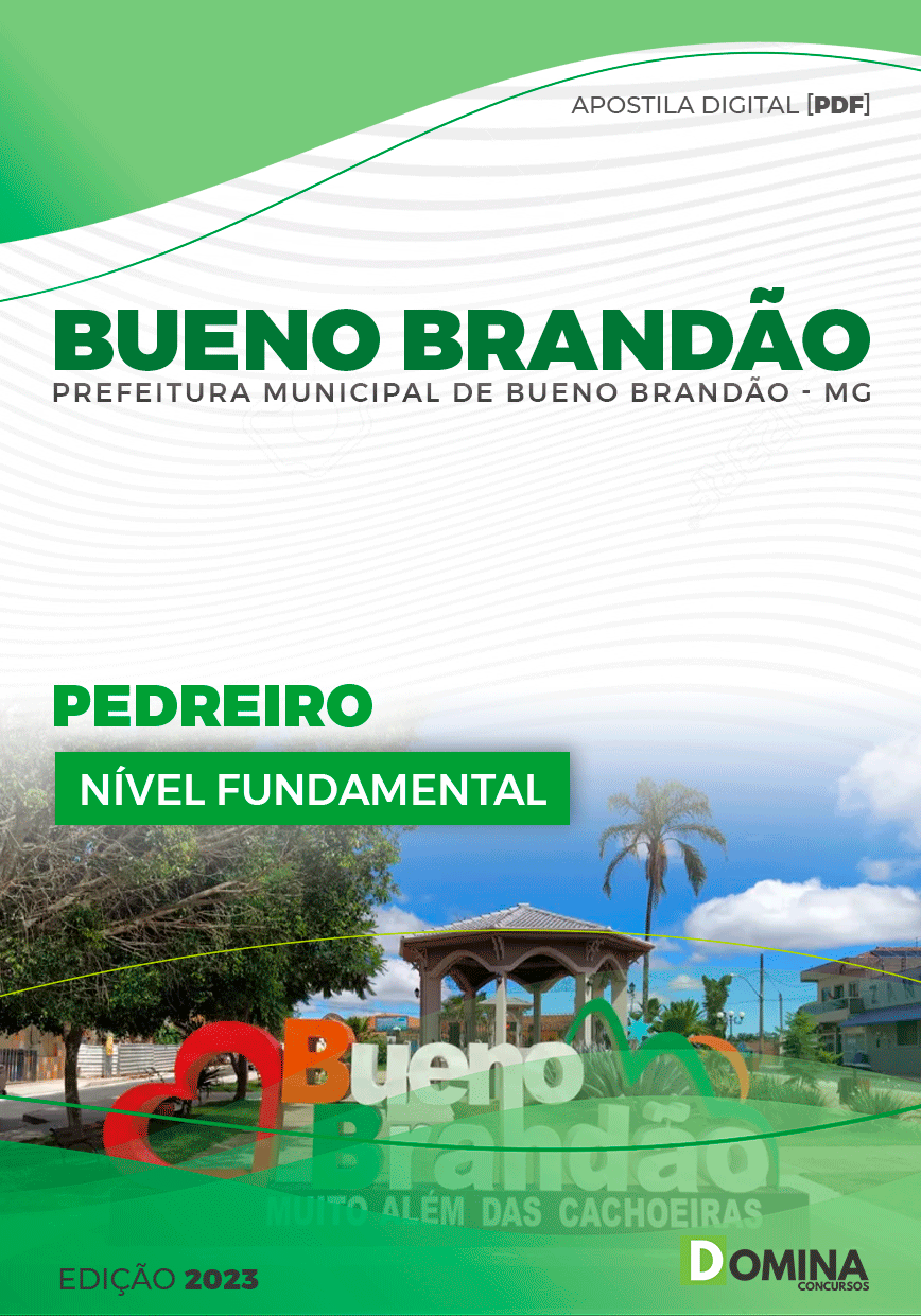 Apostila Pref Bueno Brandão MG 2024 Pedreiro