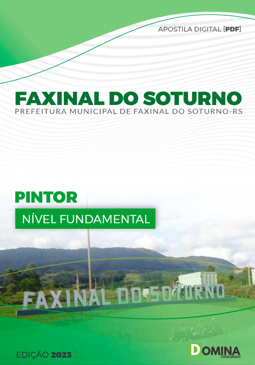 Apostila Pref Faxinal Soturno RS 2023 Pintor