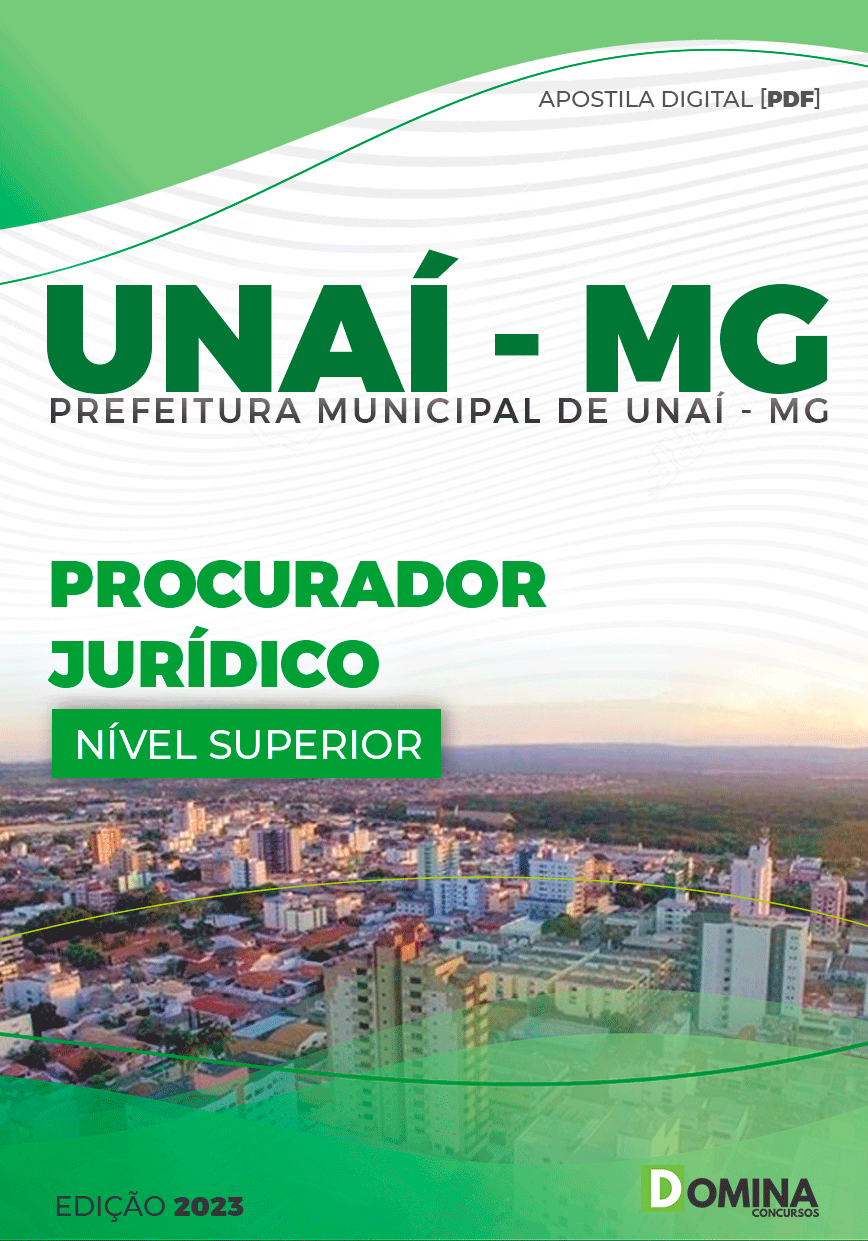 Apostila Concurso Pref Unaí MG 2023 Procurador Jurídico