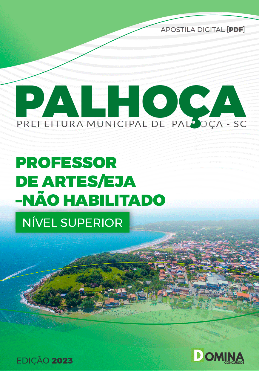 Pref Palhoça SC 2023 Prof Anos Finais Artes EJA Não Habilitado