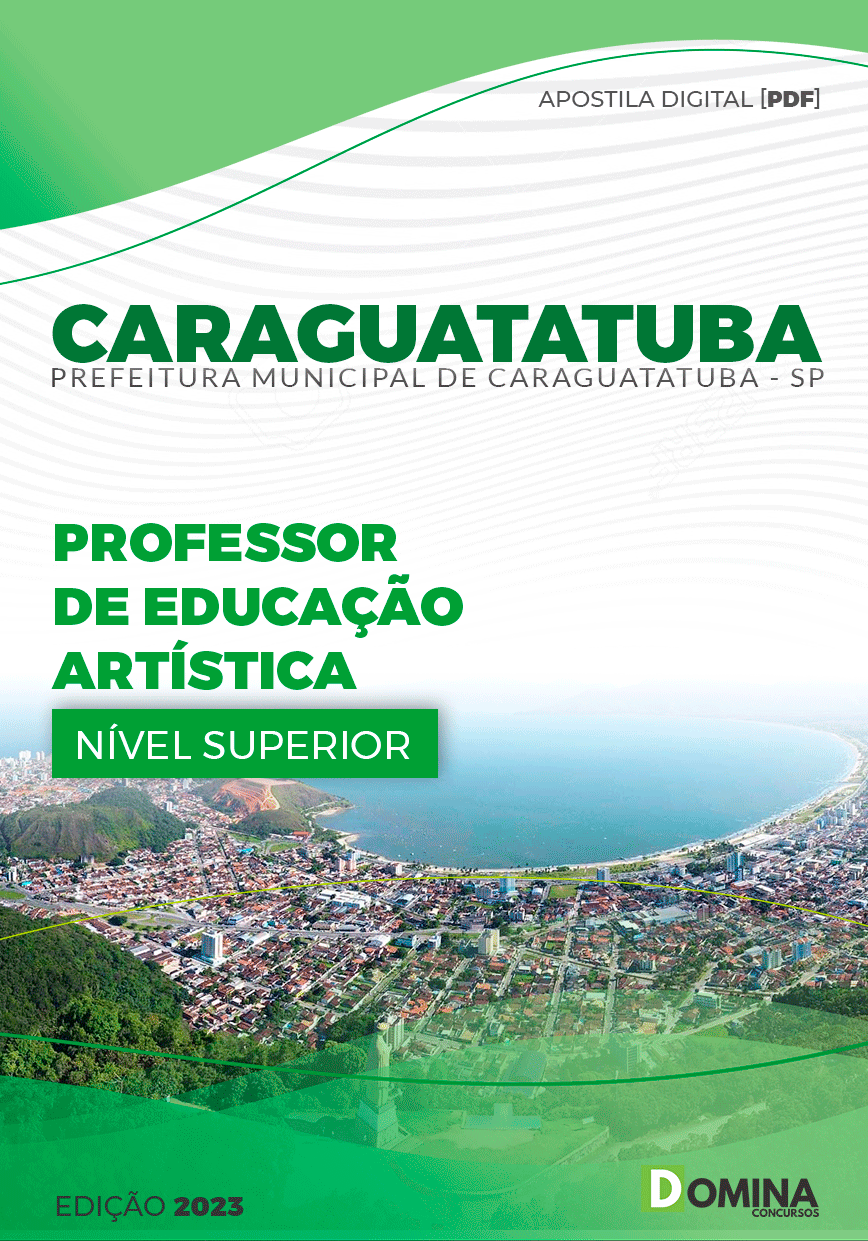 Apostila Pref Caraguatatuba SP 2024 Professor Educação Artística