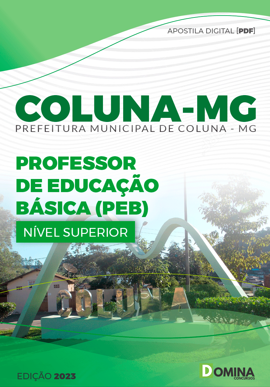 Apostila Pref Coluna MG 2023 Professor Educação Básica
