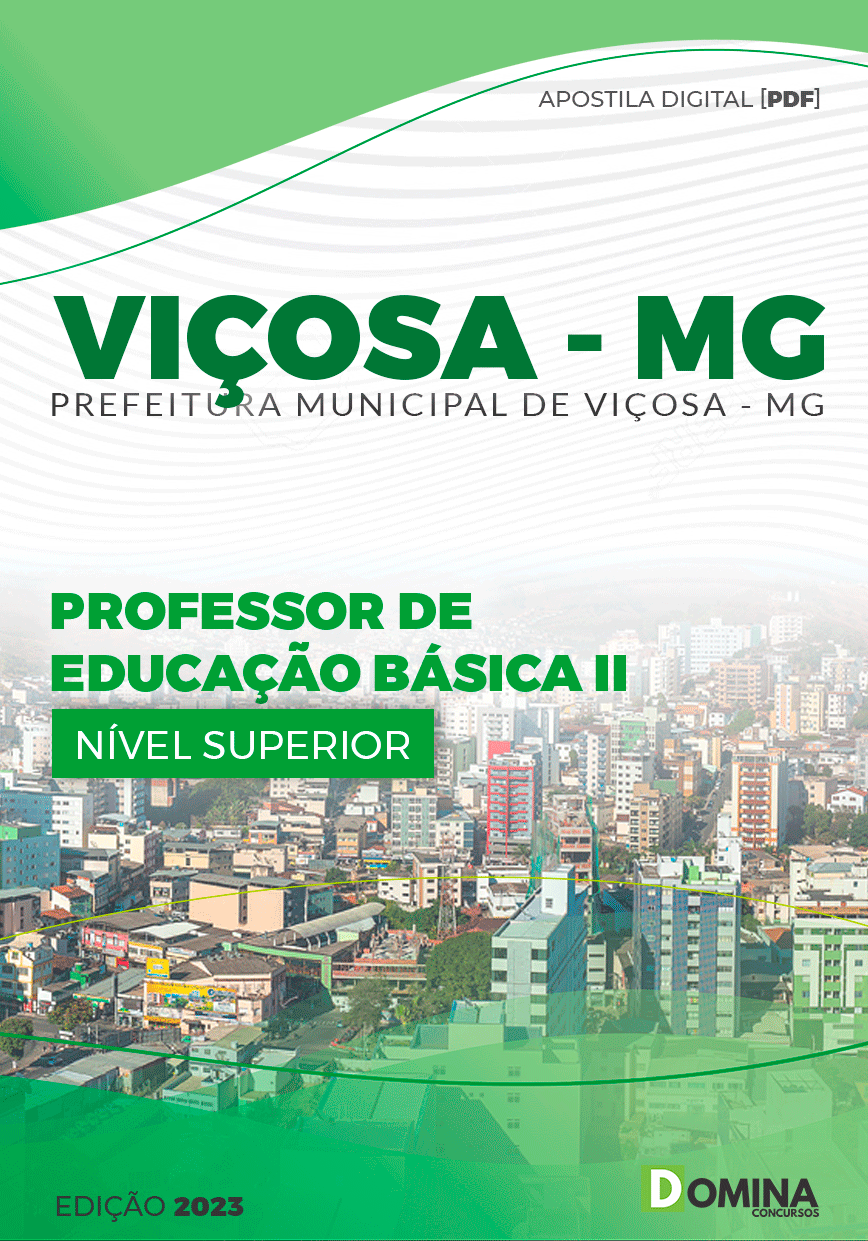 Apostila Pref Viçosa MG 2023 Professor Educação Básica II