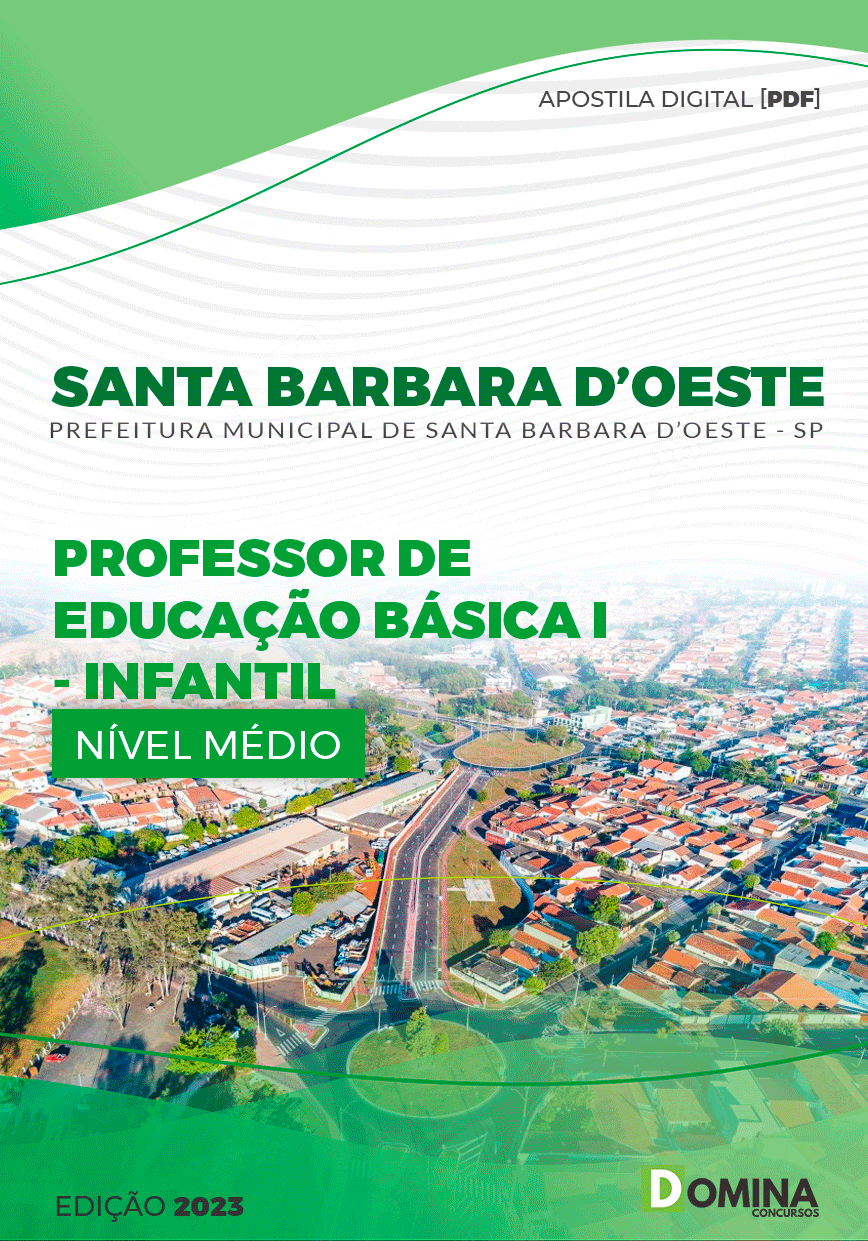 Pref Santa Barbara d’Oeste SP 2023 Professor Educação Básica