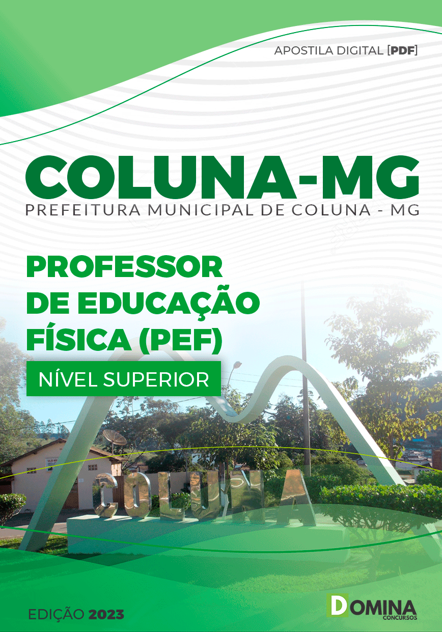 Apostila Pref Coluna MG 2023 Professor Educação Física