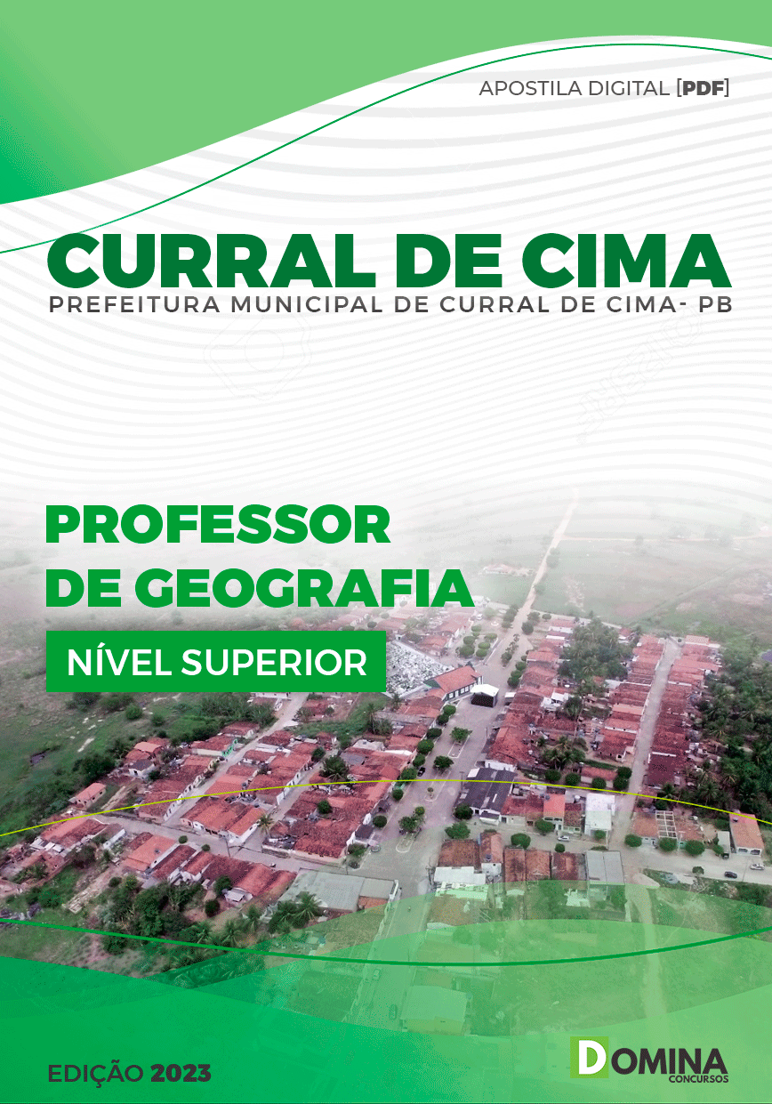 Apostila Pref Curral de Cima PB 2023 Professor Geografia