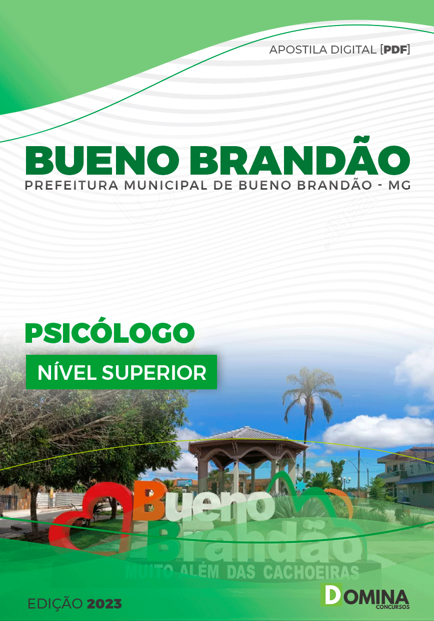 Apostila Pref Bueno Brandão MG 2024 Psicólogo