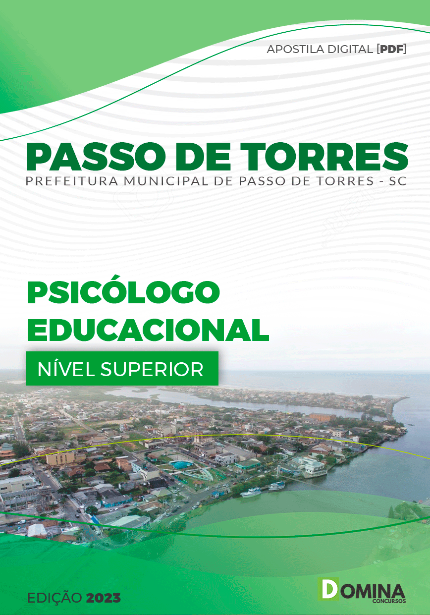 Apostila Pref Passo de Torres SC 2023 Psicólogo Educacional