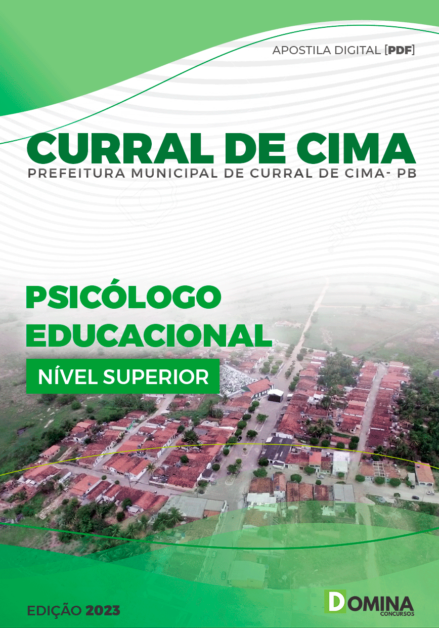 Apostila Pref Curral de Cima PB 2023 Psicólogo Educacional