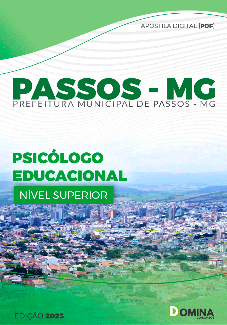 Apostila Pref Passos MG 2023 Professor Tradutor Intérprete Libras
