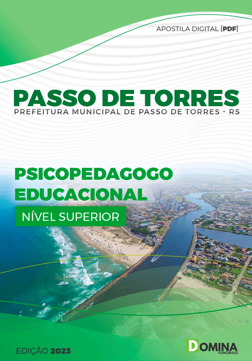 Apostila Pref Passo de Torres SC 2023 Psicopedagogo Educacional