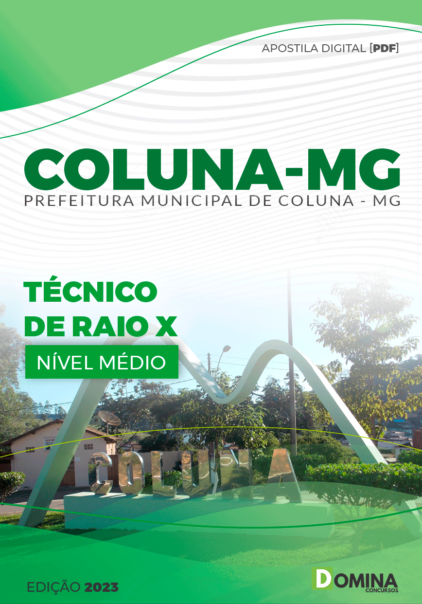 Apostila Concurso Pref Coluna MG 2023 Técnico Raio X