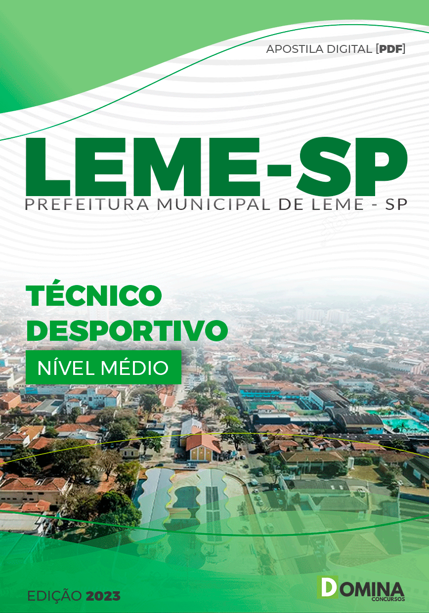 Apostila Pref Leme SP 2023 Técnico Desportivo