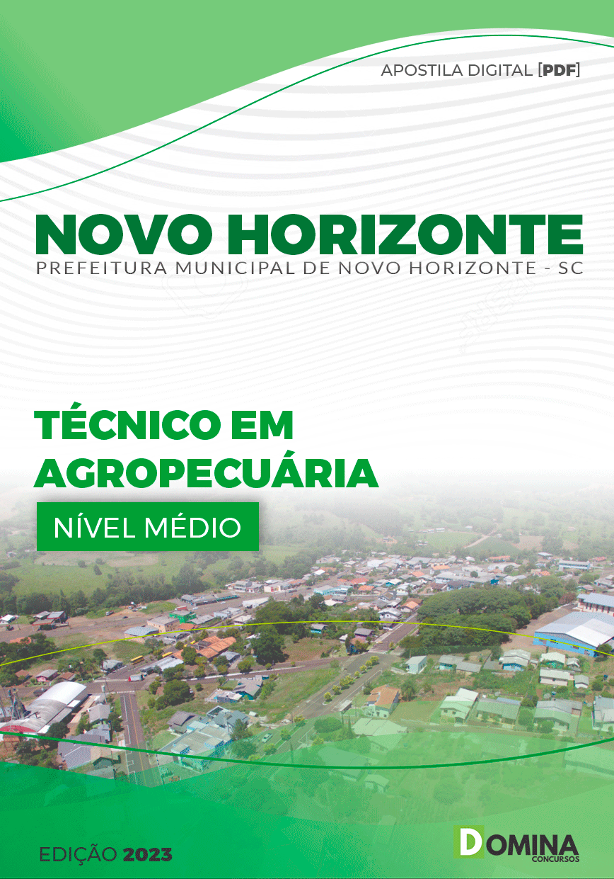 Apostila Pref Novo Horizonte SC 2023 Técnico Agropecuário