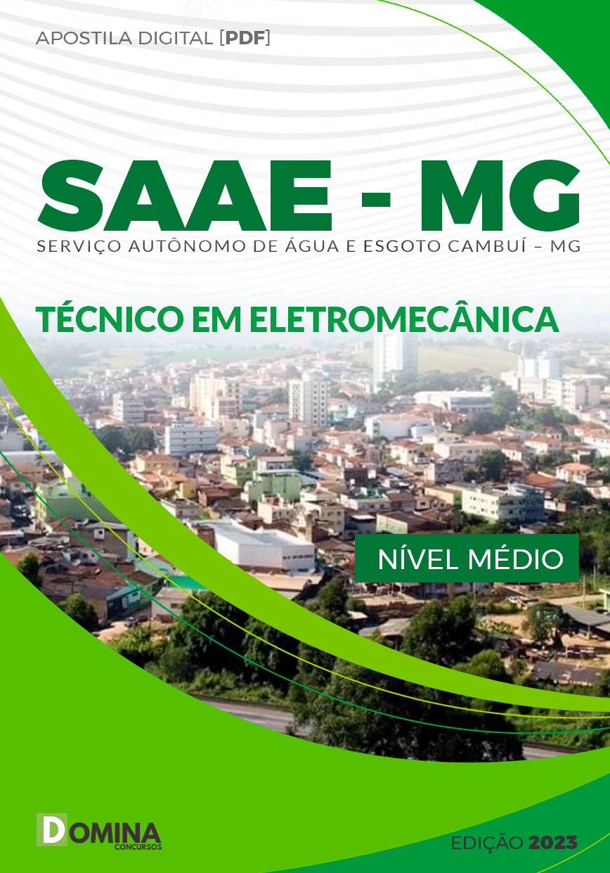 Apostila SAAE Cambuí MG 2023 Técnico Eletromecânica
