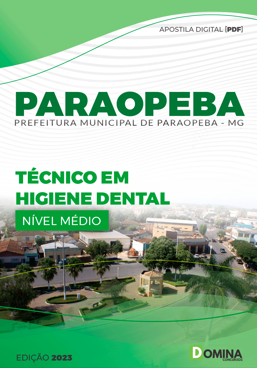 Apostila Pref Paraopeba MG 2023 Técnico em Higiene Dental