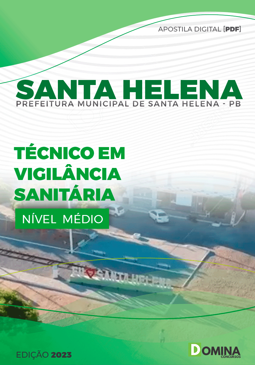 Apostila Pref Santa Helena PB 2023 Técnico Vigilância Sanitária