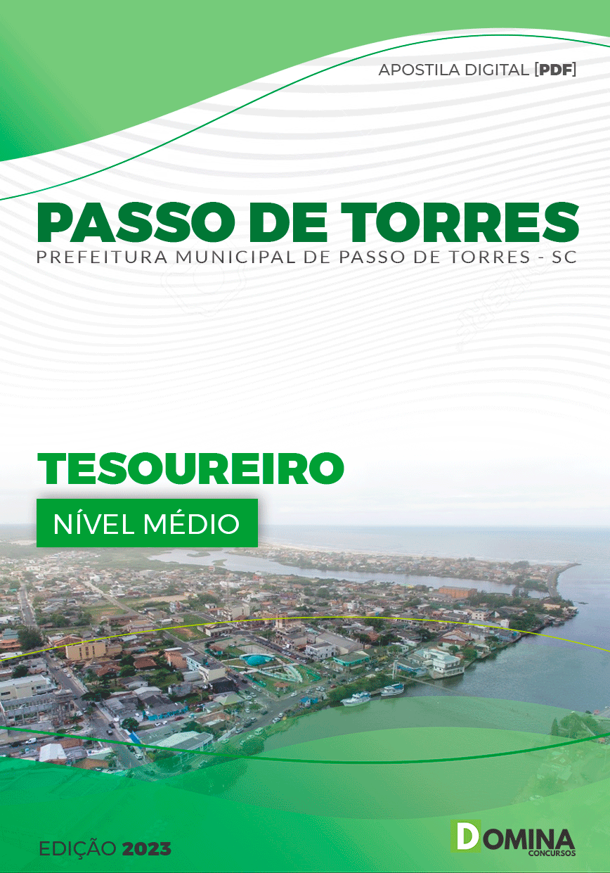 Apostila Concurso Pref Passo de Torres SC 2023 Tesoureiro