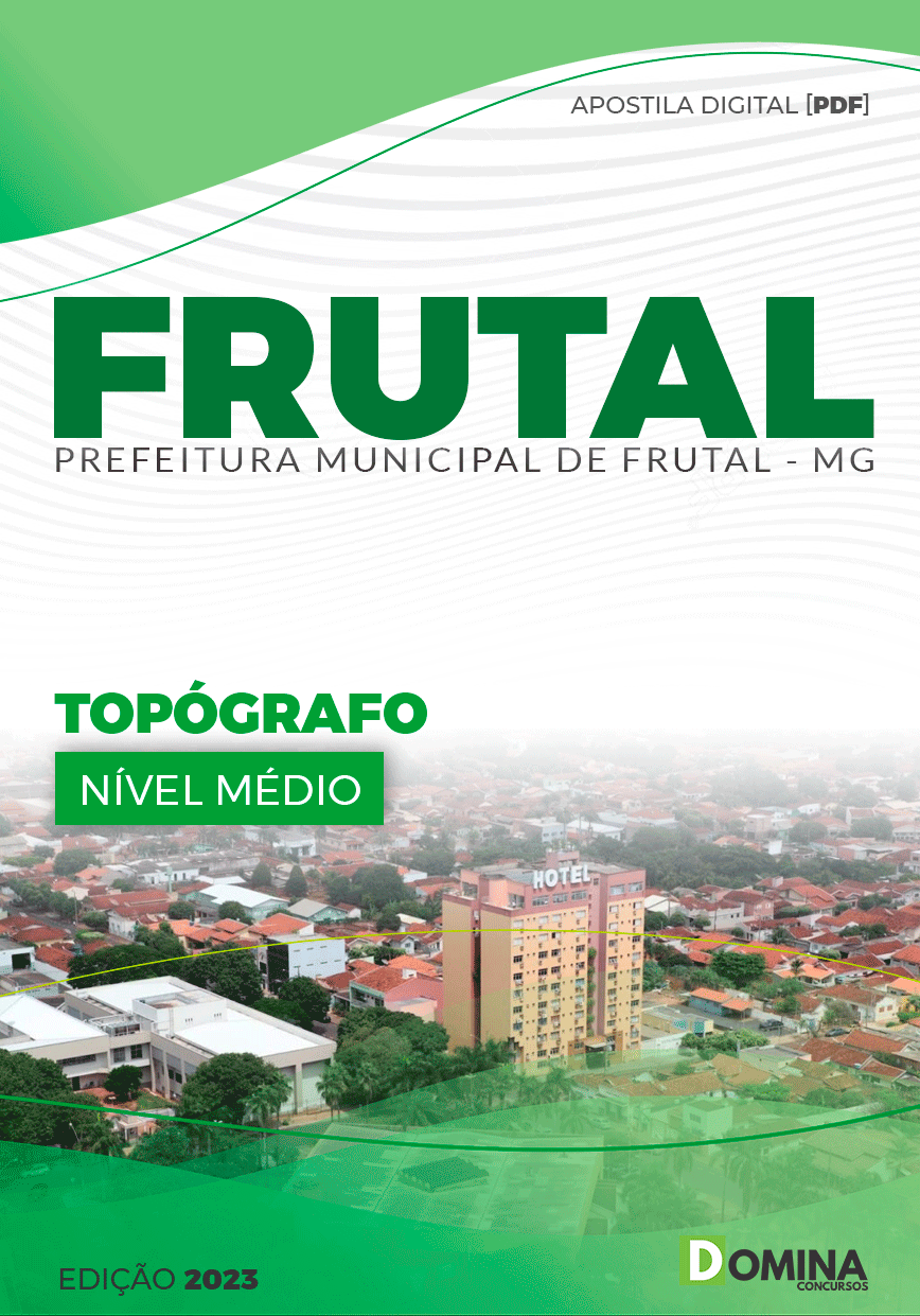 Apostila Concurso Pref Frutal MG 2023 Topógrafo