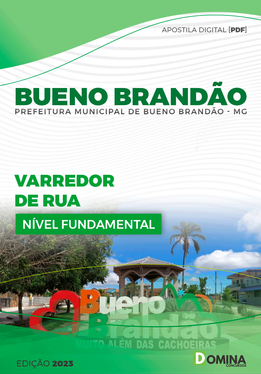 Apostila Pref Bueno Brandão MG 2024 Varredor Rua