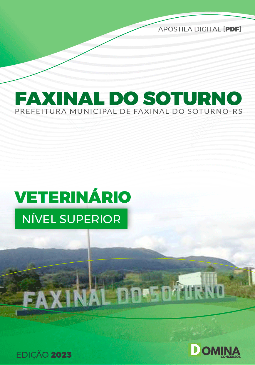 Apostila Pref Faxinal Soturno RS 2023 Veterinário